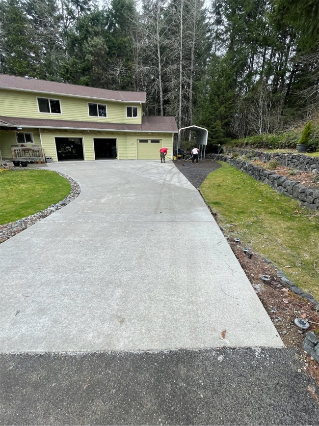 Driveway Poured