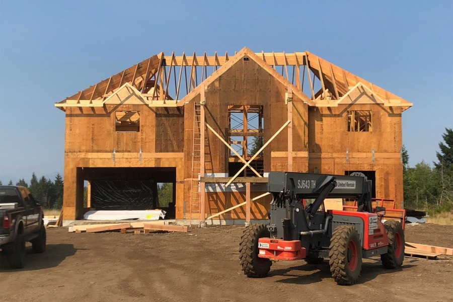 New construction, two story custom home in Lindale